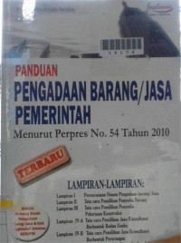Image of Panduan Pengadaan Barang/Jasa  Pemerintah