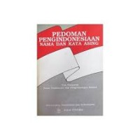 Image of Pedoman Pengindonesiaan Nama dan Kata Asing