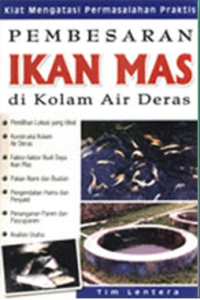 Image of Pembesaran ikan mas di  kolam air deras