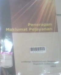 Image of Penerapan Maklumat pelayanan