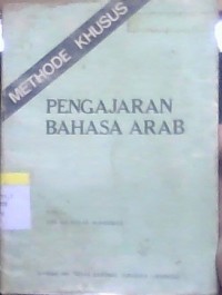 Image of Pengajaran Bahasa Arab