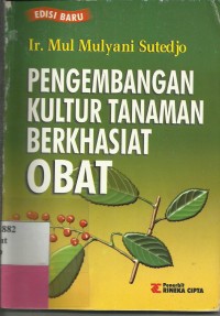 Image of Pengembangan Kultur Tanaman Berkhasiat Obat