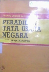 Image of Peradilan tata usaha negara