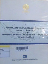 Image of Peraturan Pemerintah Republik Indonesia Nomor 28 Tahun 2012