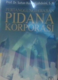 Image of Pertanggungjwaban pidana korporasi