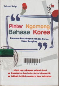 Image of Pinter Ngomong Bahasa Korea