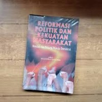Image of Reformasi Politik dan Kekuatan Masyarakat