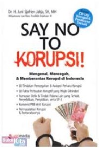 Image of Say No To Korupsi