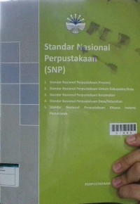 Image of STANDAR NASIONAL PERPUSTAKAAN (SNP)