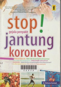 Image of stop! Gejala penyakit jantung koroner