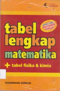 Image of Tabel Lengkap Matematika+Tabel Fisika & Kimia