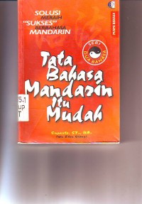 Image of Tata Bahasa Mandarin itu mudah