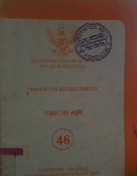 Image of Teknologi bidang energi kincir air