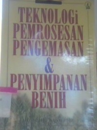 Image of Teknologi pemrosesan pengemasan & penyimpanan benih