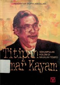 Image of Titipan Umar Kayam Sekumpulan Kolom di Majalah Tempo