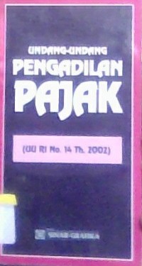 Image of undang-undang pengadilan pajak