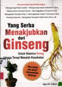 Image of Yang Serba Menakjubkan Dari Gingseng